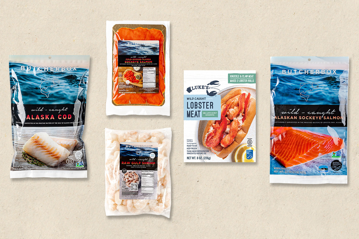 catch box frozen fish Your Seafood Larry's and organic sea salt in this mouthwatering bundle Seafood Delivery Box - Customize