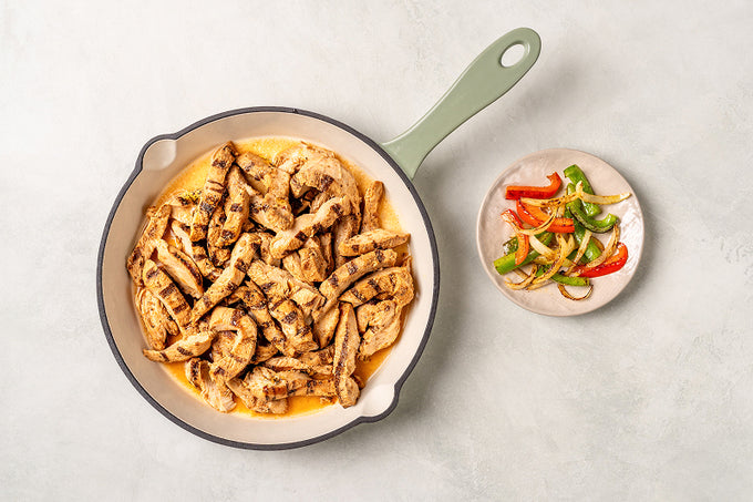 Fiery Taco Seasoned Chicken Breast Strips