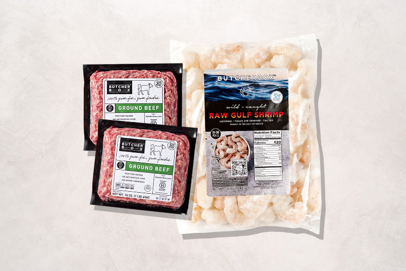 Ground Beef and Shrimp Bundle