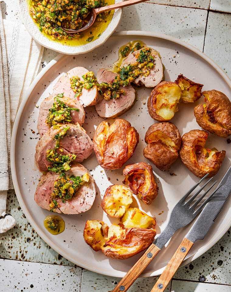Cooked pork tenderloin